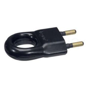 Legrand 050163 fekete földeletlen csatlakozódugó