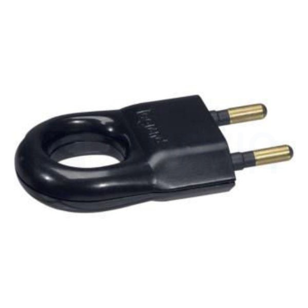 Legrand 050163 fekete földeletlen csatlakozódugó