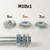 Hexagon anyacsavar M10 - 3mm