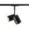 BEEBA II egyfázisú áramkörös sínre fekete  230V LED GU10 2x8W
