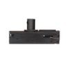 1F adapter fekete  230V 