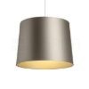 ASPRO 40/30 lámpabúra  Monaco galamb szürke/ezüst PVC  max. 23W