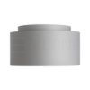 DOUBLE 55/30 lámpabúra  Chintz világosszürke/fehér PVC  max. 23W