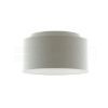 DOUBLE 55/30 lámpabúra  Chintz világosszürke/fehér PVC  max. 23W