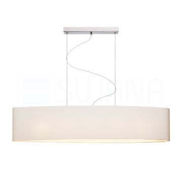CASUAL 120/25 lámpabúra  Polycotton fehér/fehér PVC  max. 23W
