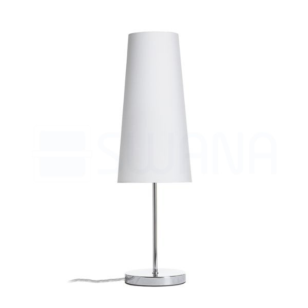 CONNY 15/30 asztali lámpaernyő Polycotton fehér/fehér PVC max. 23W