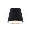 NIZZA 18/15 lámpabúra  Polycotton fekete/fehér PVC  max. 28W