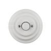 Fehér porcelán süllyesztett dimmer egyes porcelán kerettel