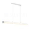 RIVIER LED I függő lámpa króm/tej akril 230V LED 24W 3000K