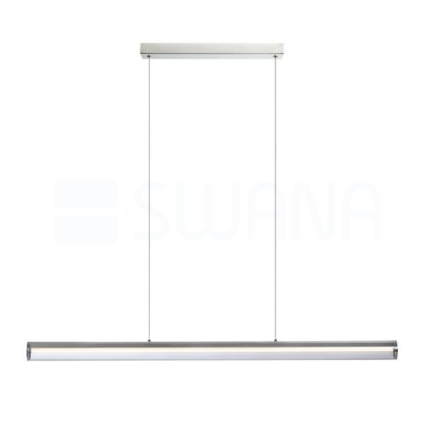 RIVIER LED I függő lámpa króm/tiszta akril 230V LED 24W 3000K