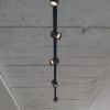 IRIS 7 egy áramkörös sínre fekete  230V LED 10W 24°  3000K