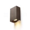 CAPRI RC fali lámpa  csiszolt bronz 230V LED GU10 2x9W