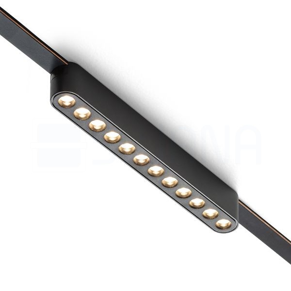 OXANA 22 a WEGA/WAWE rendszerekhez fekete  24= LED 12W 24°  3000K 4000K 6500K