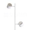NOVA II állólámpa fehér króm/tej akril 230V LED 2x3.5W 3000K