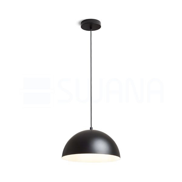 GLADYS 30 függő lámpa fekete/fehér  230V LED E27 15W
