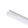LED PROFILE H felületre szerelhető 1m fehér matt akrilát/alumínium 