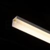 LED PROFILE H felületre szerelhető 1m fehér matt akrilát/alumínium 