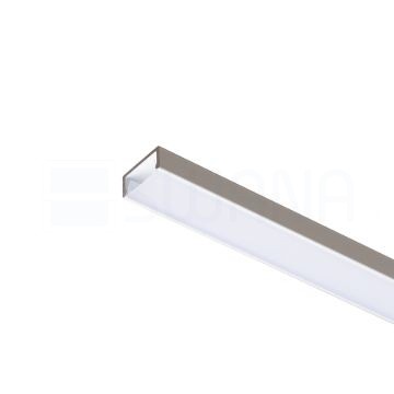 LED PROFILE G felületre szerelhető 1m fehér matt akrilát/alumínium 