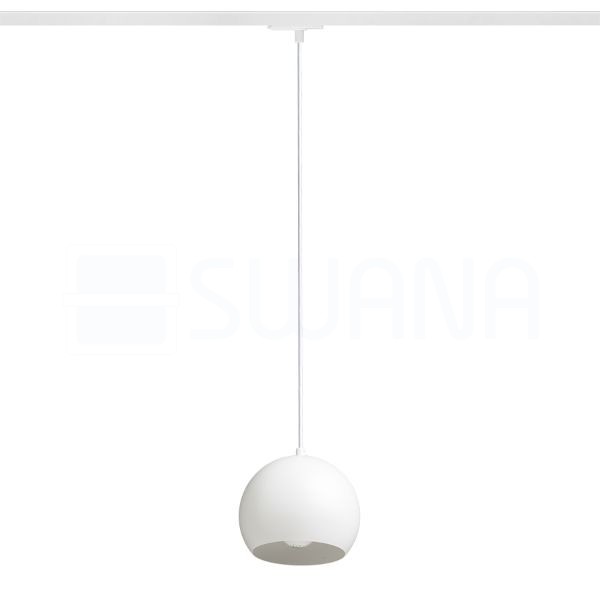 AGNETA egy áramkörös sínen függő lámpa fehér  230V LED E27 11W