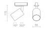 DUDE egyfázisú áramkörös sínre fekete  230V LED GU10 9W