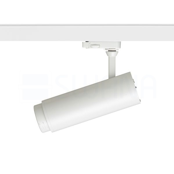 FOCUS 20 DIMM háromfázisú áramkörös sínre fehér  230V LED 20W 10 60°  3000K 4000K 5000K