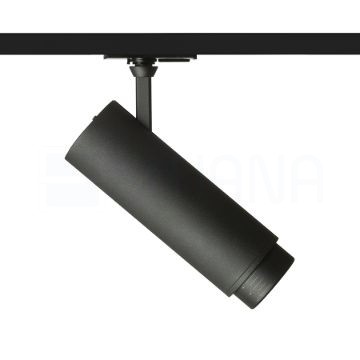 FOCUS 20 DIMM egyfázisú áramkörös sínre fekete  230V LED 20W 10 60°  3000K 4000K 5000K