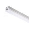 LED PROFILE D felületre szerelhető 1m  alumínium/tej akril 