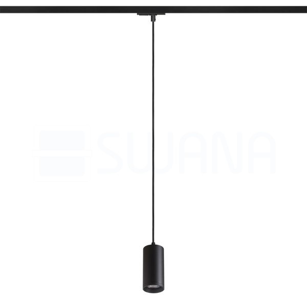 BELENOS egyfázisú áramkörös sínre függő lámpa fekete  230V LED GU10 9W