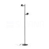 NOVA II állólámpa fekete króm/tej akril 230V LED 2x3.5W 3000K