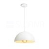 GLADYS 30 függő lámpa fehér/fehér  230V LED E27 15W
