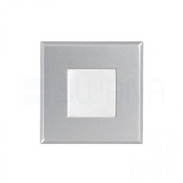 SAU SQ süllyesztett lámpa ezüstszürke 230V LED GU10 7W IP44