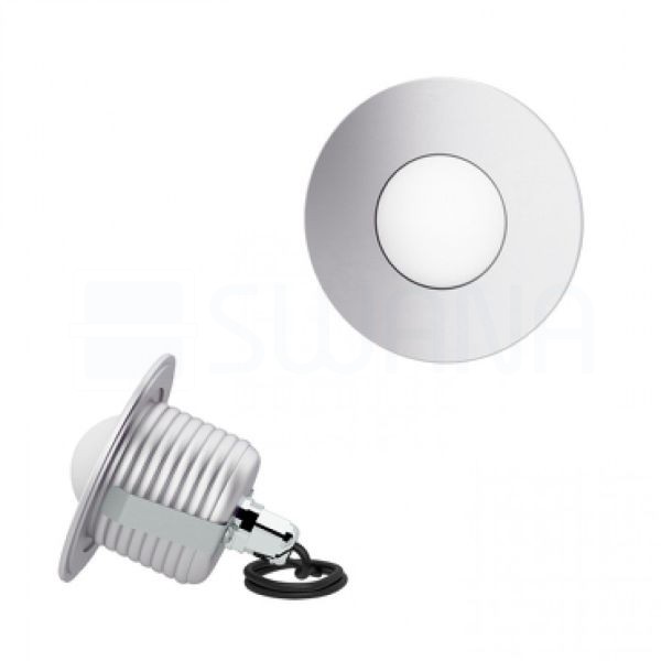TRILL DC LENS süllyesztett lámpa acél 24= LED 3W IP65 3000K