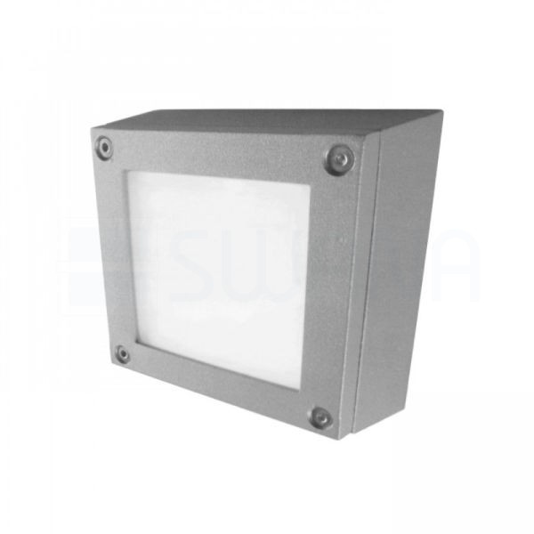 LERRY LED 16 felületre szerelhető ezüstszürke/fehér 230V LED 1W IP54