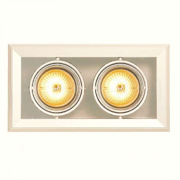 AIXLIGHT MOD 2 QRB111 süllyesztett lámpa krémfehér 12V G53 2x50W