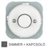 Porcelán dimmer Ø60 mm-es süllyesztett szereléshez