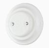 Fehér porcelán vakfedél Ø60 mm-es dobozhoz