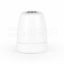 Fehér E27 egyenes porcelán foglalat M10×1 rögzítéssel