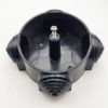 78×45 mm fekete porcelán kötődoboz falon kívüli szereléshez