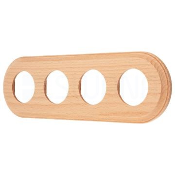 Natúr fa 4-es sorolókeret BONOLO porcelán szerelvényekhez