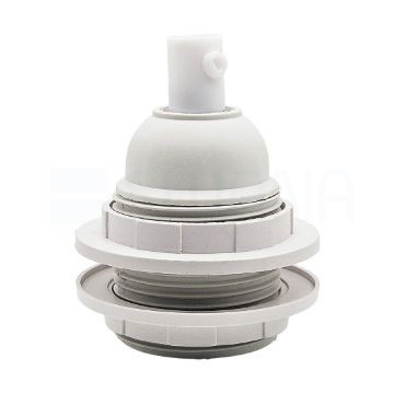 Búratartó gyűrűs fehér bakelit foglalat 250V 4A