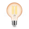 Modee LED Filament Amber Globe G80 4W E27 320° 1800K (360 lumen)