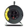 Technik Professional Kábeldob 4-er 25m 1,5mm2 (fekete) 16A