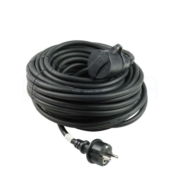Technik Industrial Hosszabbító 1 utas 20m kábellel 3x2,5mm2 H07RN-F (IP44) 16A